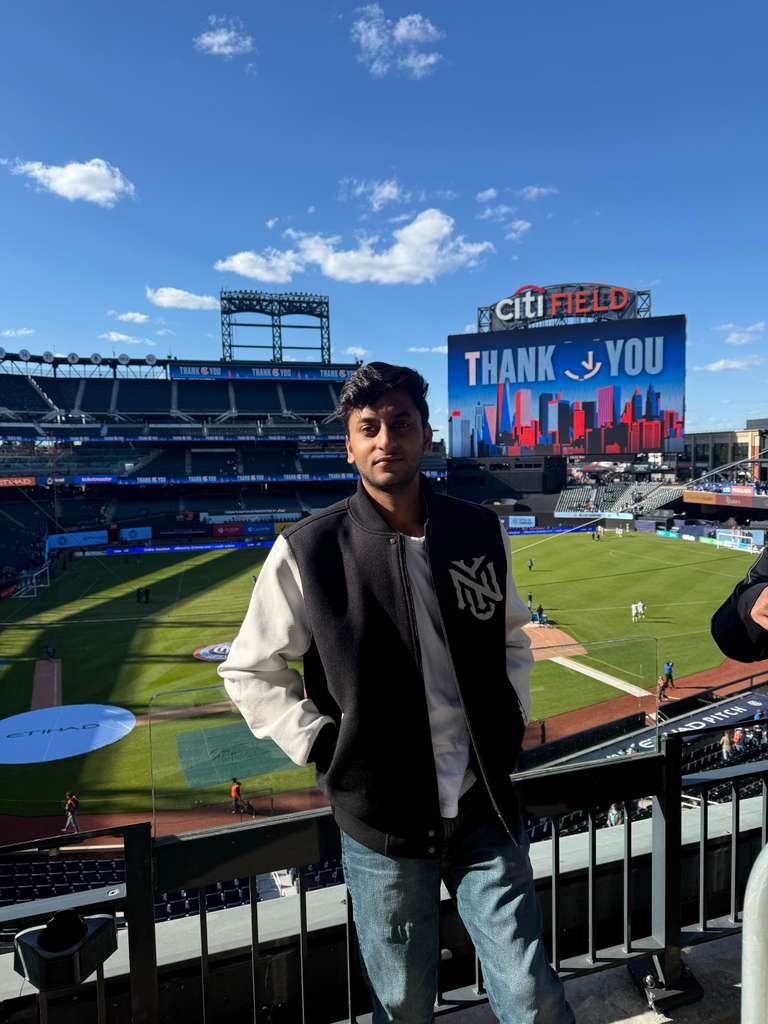 Mohammad Maaz Rashid at Citi Field, New York